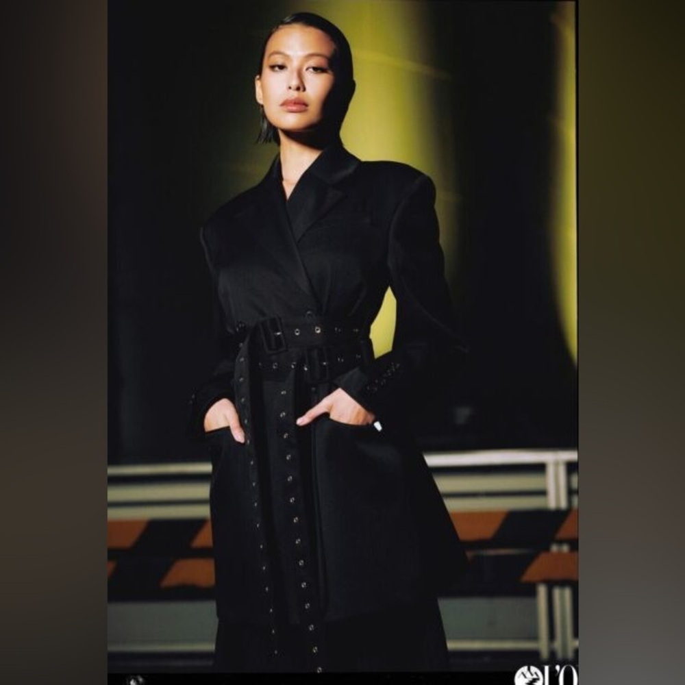 H&M Rokh Wool Belted Blazer